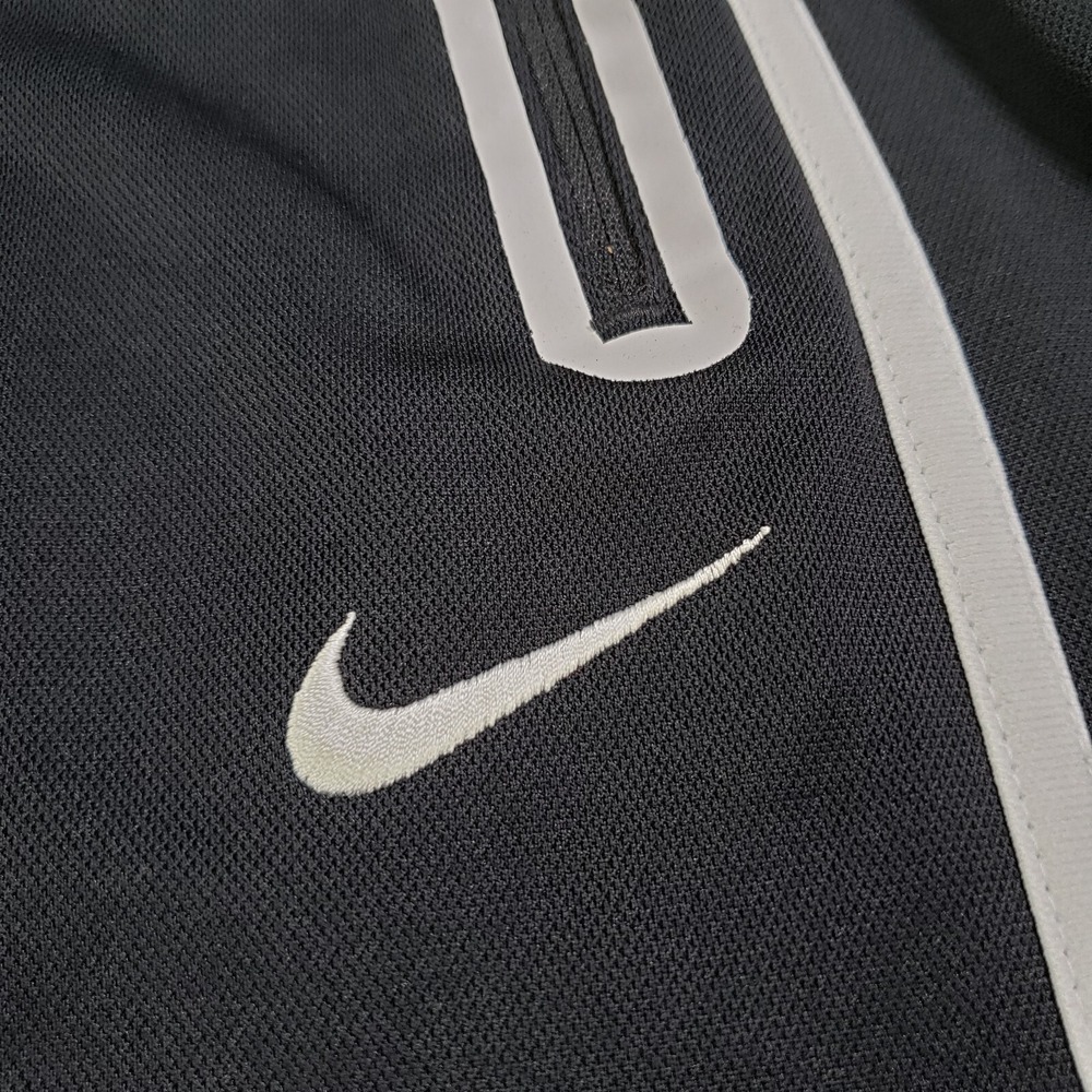 Nike Tech Pants Large Black White Track Fleece Zip Ankle Athletic Basketball Gym - Picture 7 of 14